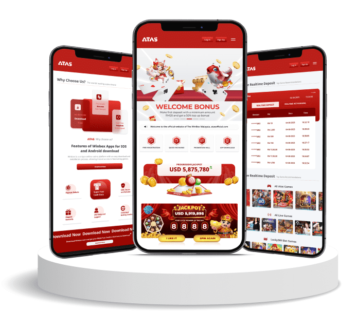 Official supplied ATAS website and mobile access preview