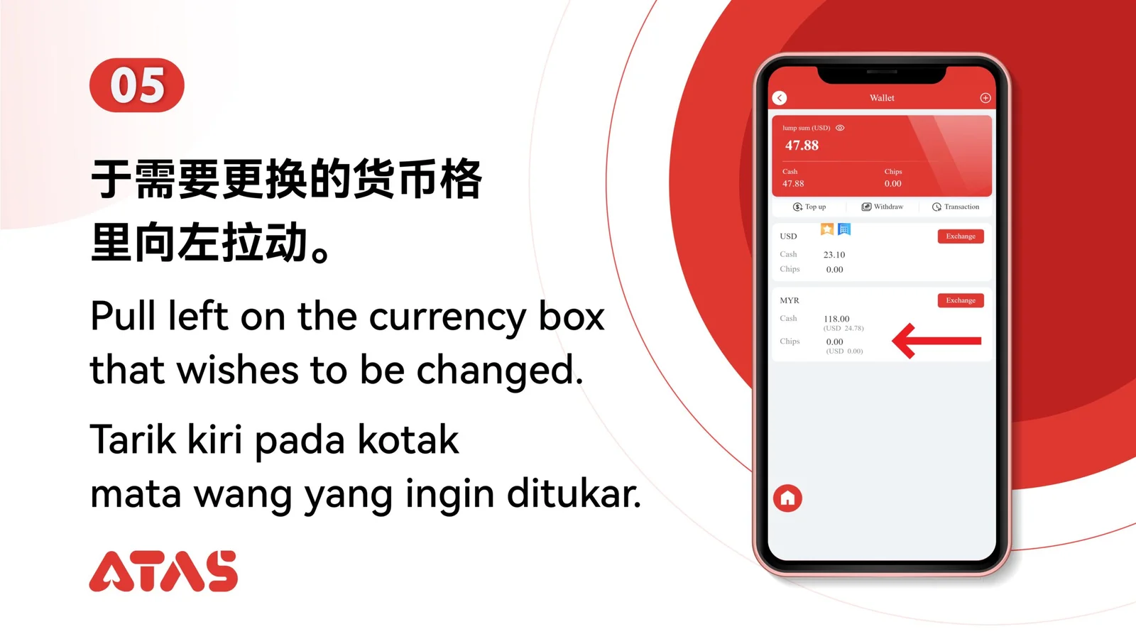 Reveal a currency action — step 6 of the Adjust Primary Billing Currency guide